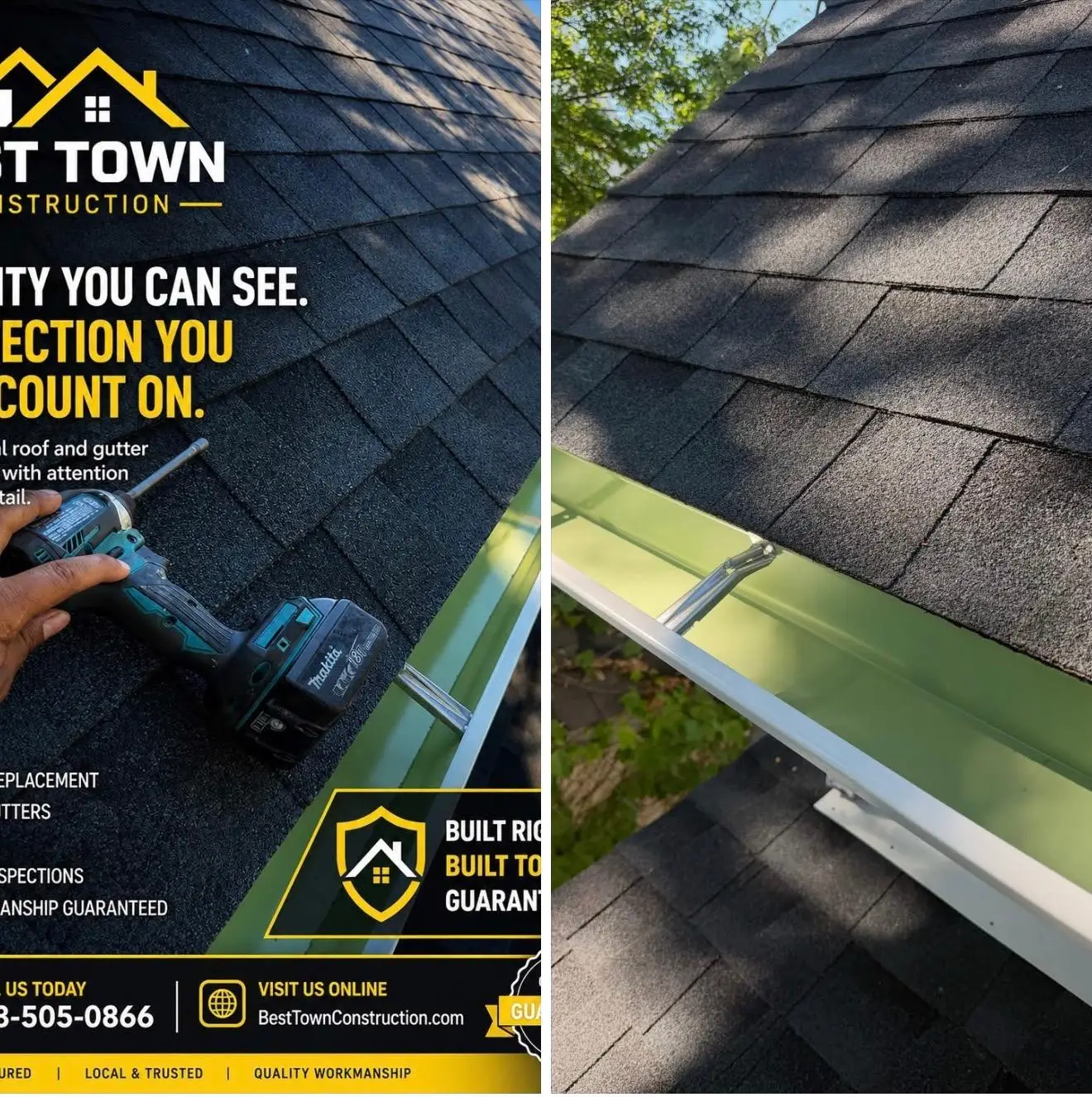 Besttown Construction roofing project 17 in New York